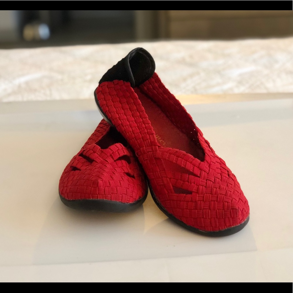 Red Bernie Meg Flats - Size 5.5